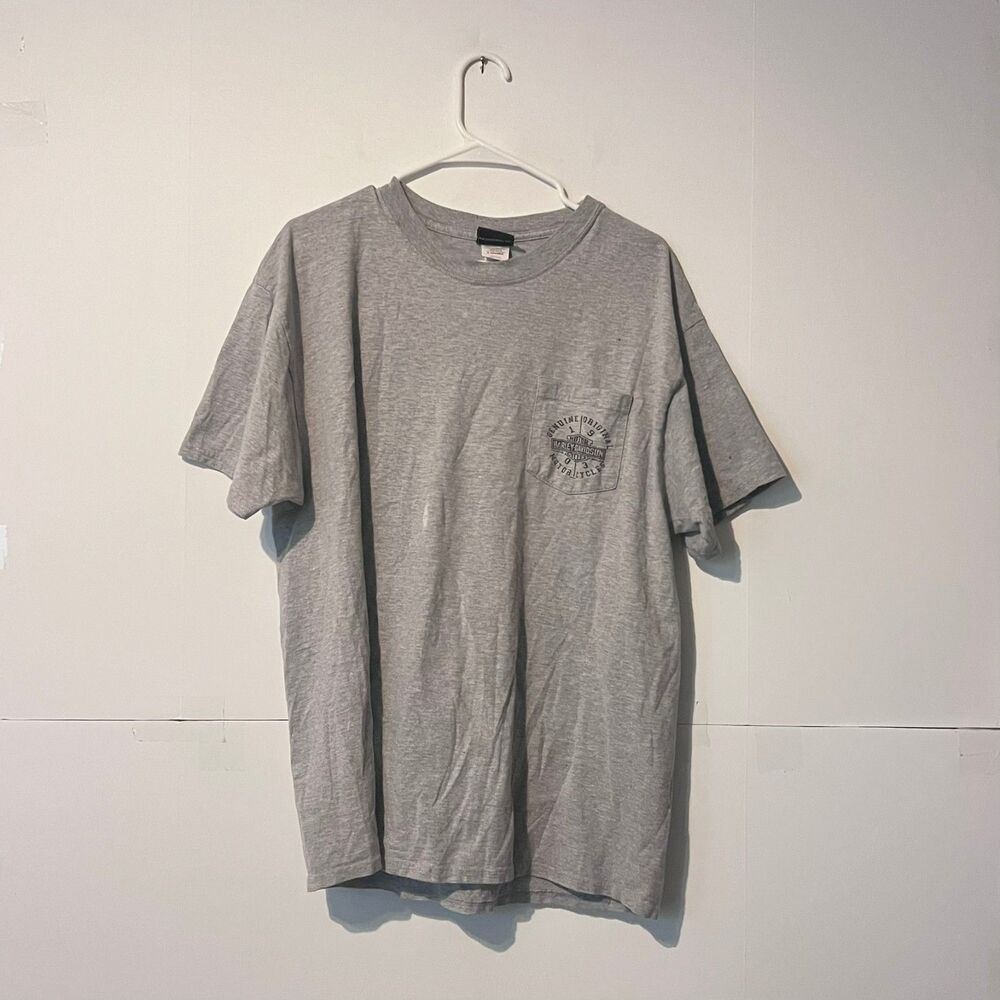 Vintage Harley Davidson Mens T-Shirt Size XL Grey Sedona Arizona Indian Tribal